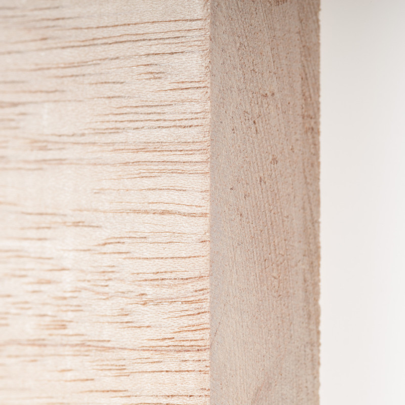 Dřevěná fasáda DARK RED MERANTI, raute profil 20x90 mm