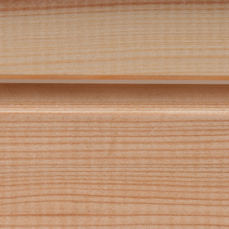 Dřevěná fasáda EVROPSKÝ MODŘÍN, raute profil 18x110 mm