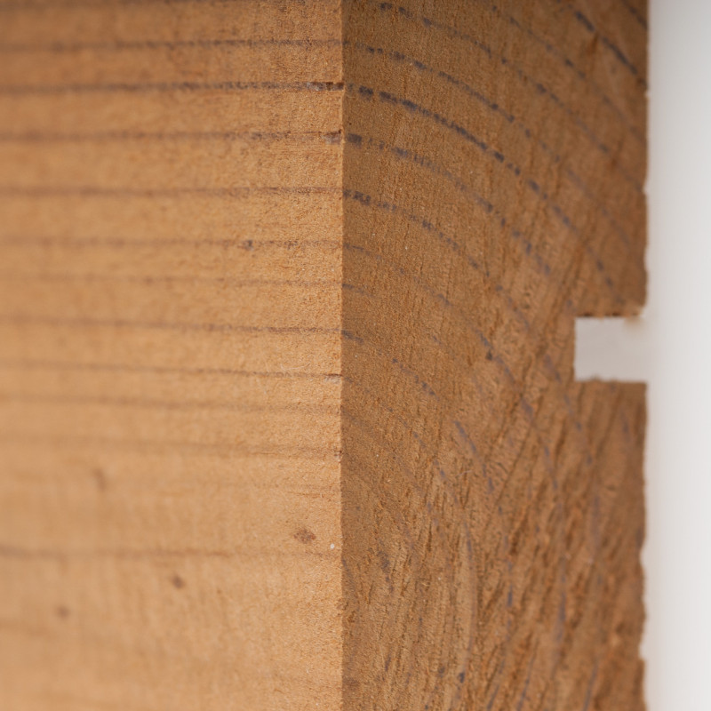 Dřevěná fasáda THERMO BOROVICE, klasický profil 19x140 mm