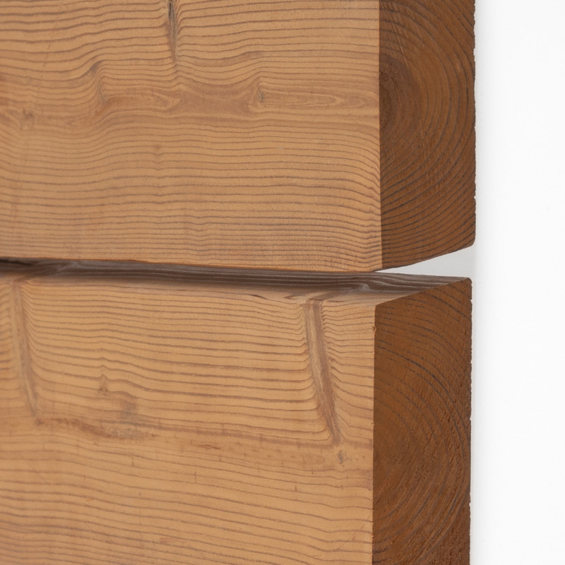 Dřevěná fasáda THERMO BOROVICE, raute profil 26x92 mm