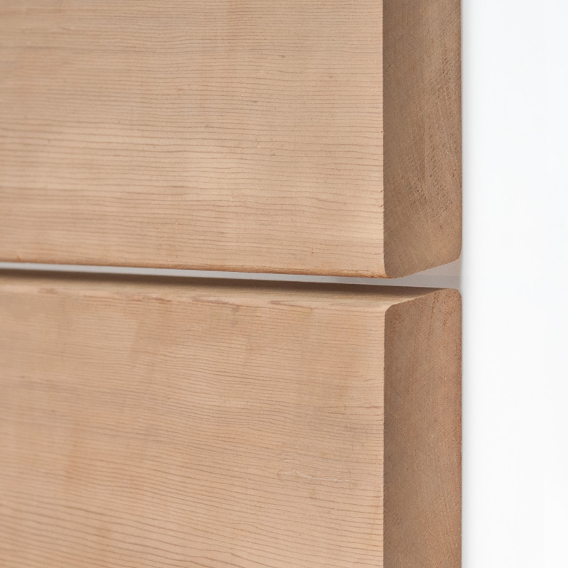 Dřevěná fasáda WESTERN RED CEDR, raute profil 20x90 mm Dřevěná fasáda WESTERN RED CEDR, raute profil 20x90 mm