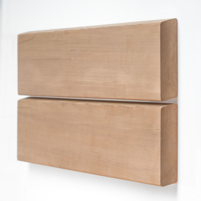 Dřevěná fasáda WESTERN RED CEDR, raute profil 20x90 mm Dřevěná fasáda WESTERN RED CEDR, raute profil 20x90 mm