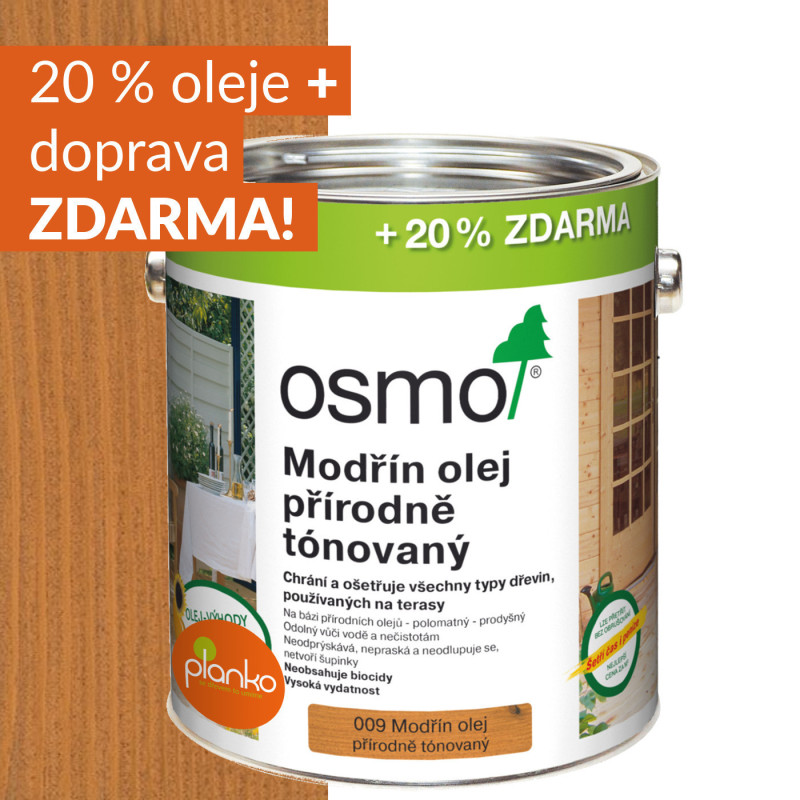 OSMO speciální terasový olej - AKCE 20% ZDARMA!