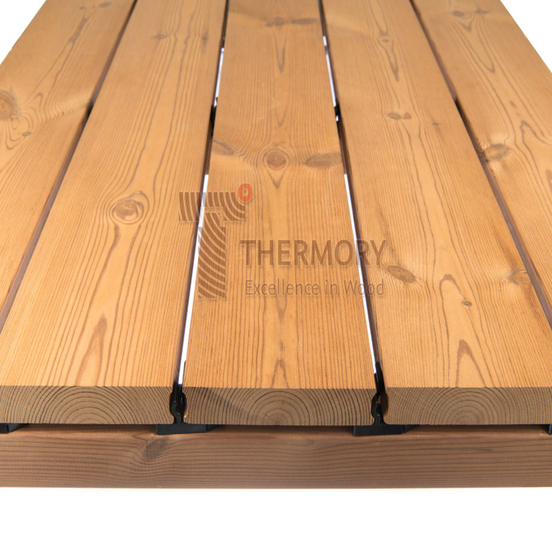 Terasové desky THERMO BOROVICE 26x118x2400-3000mm CLIP