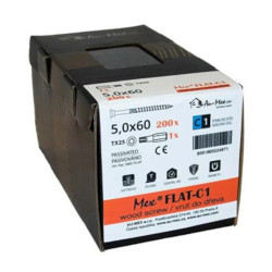 Mex FLAT - nerezové vruty na terasy a fasády, C1 Mex FLAT - nerezové vruty na terasy a fasády, C1