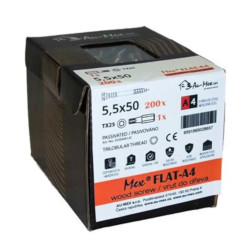 Mex FLAT - nerezové vruty na terasy a fasády, A4