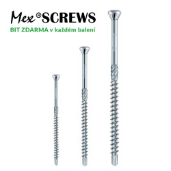 TERRASSOTEC - terasové vruty pro hliníkové rošty, nerez.ocel A2