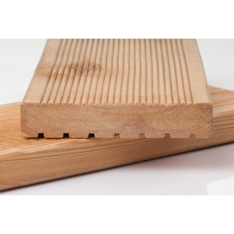 Terasové desky SIBIŘSKÝ MODŘÍN 27x143x2000-4000 mm