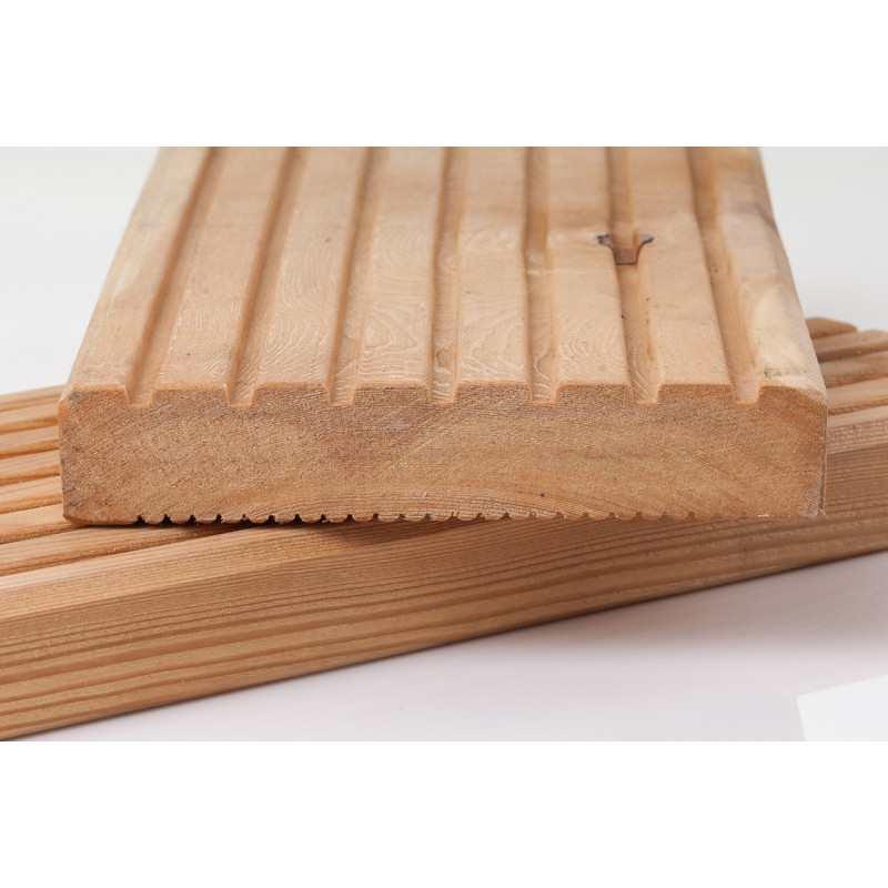 Terasové desky SIBIŘSKÝ MODŘÍN 27x143x2000-4000 mm