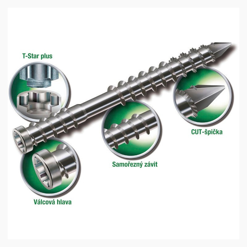 Nerezové vruty SPAX